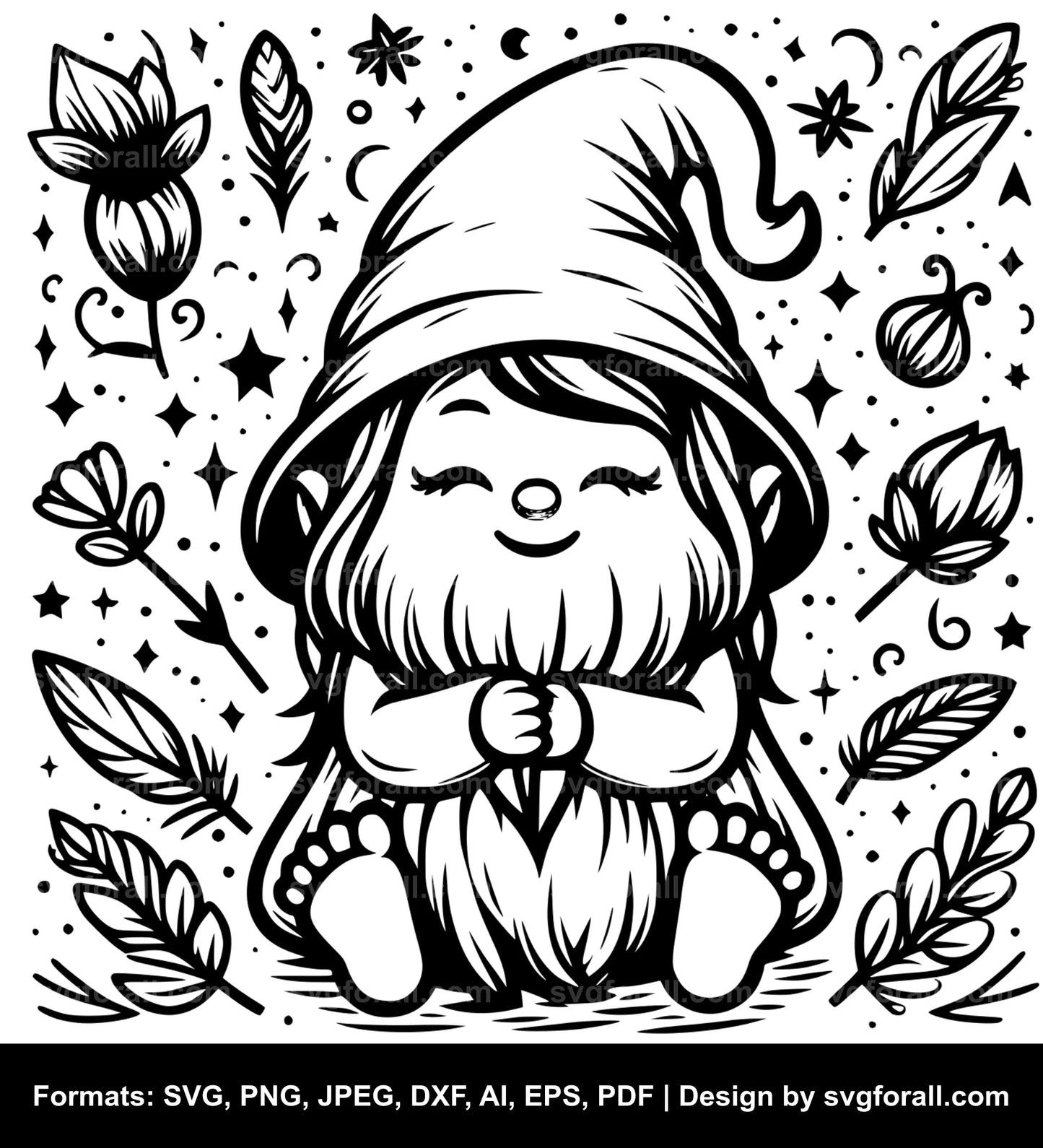 Baby Gnome SVG File