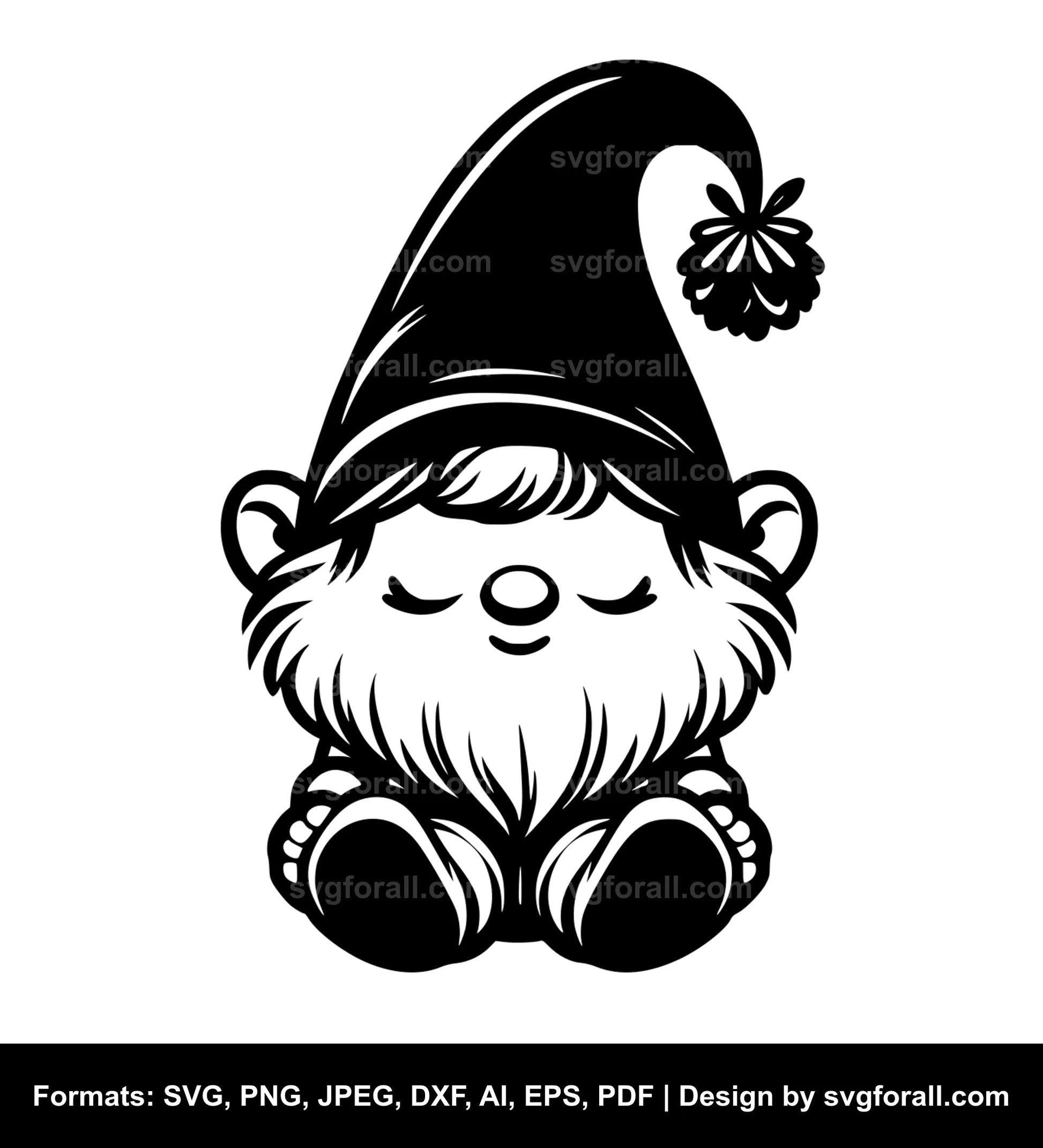 Baby Gnome SVG Vector