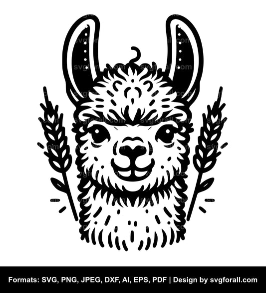 Baby Llama SVG