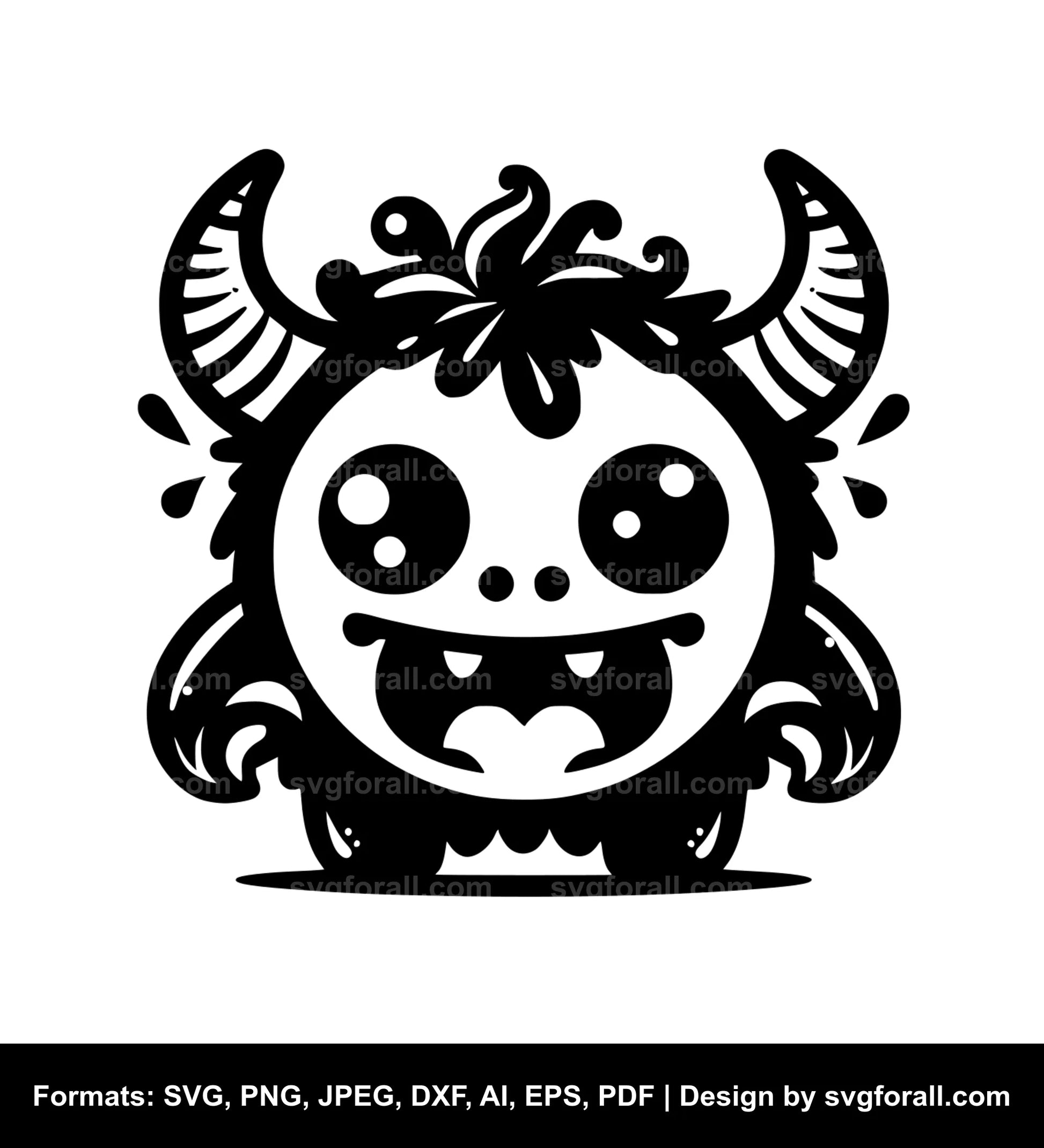 Baby Monster SVG PNG