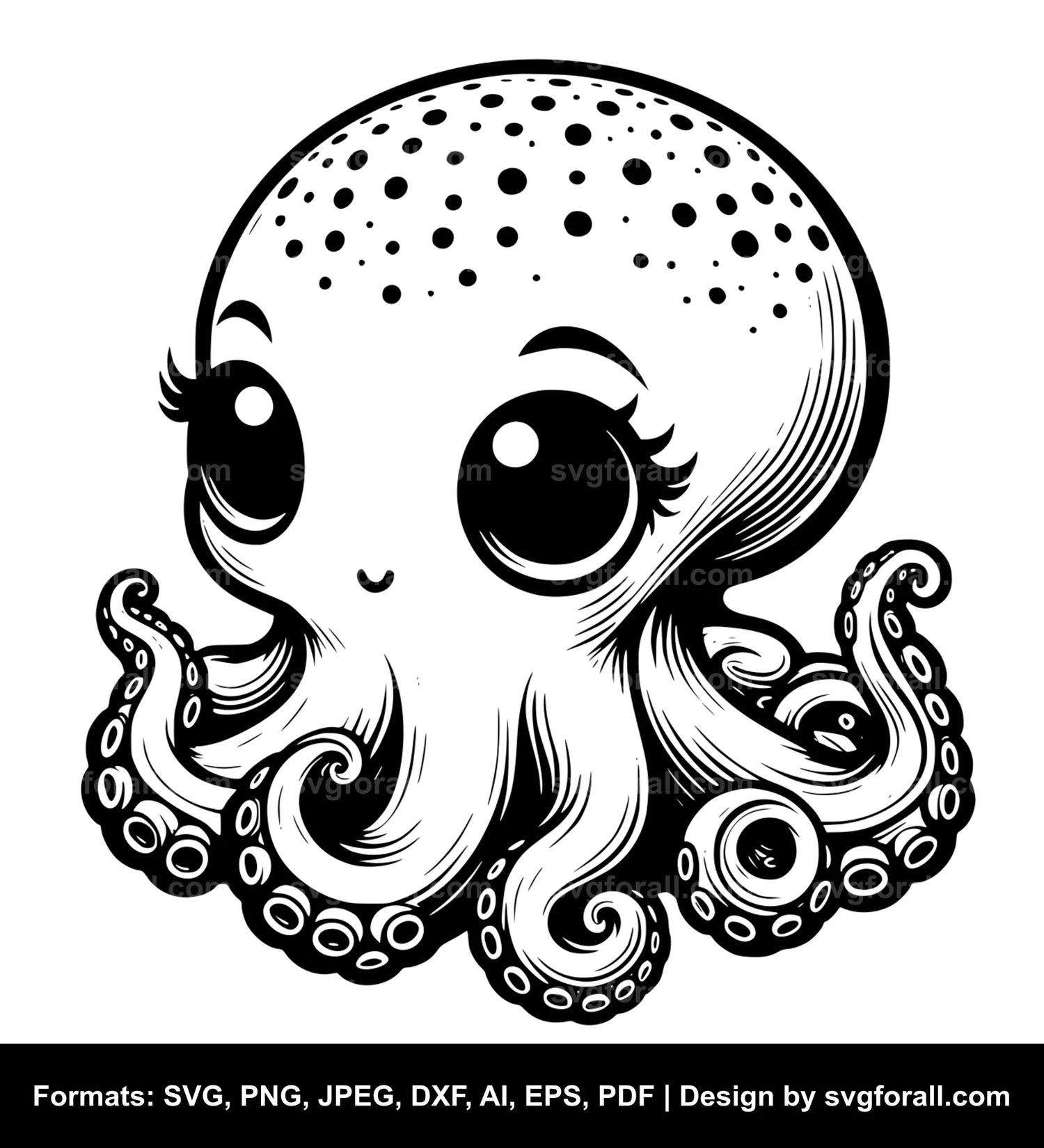 Baby Octopus Cricut SVG