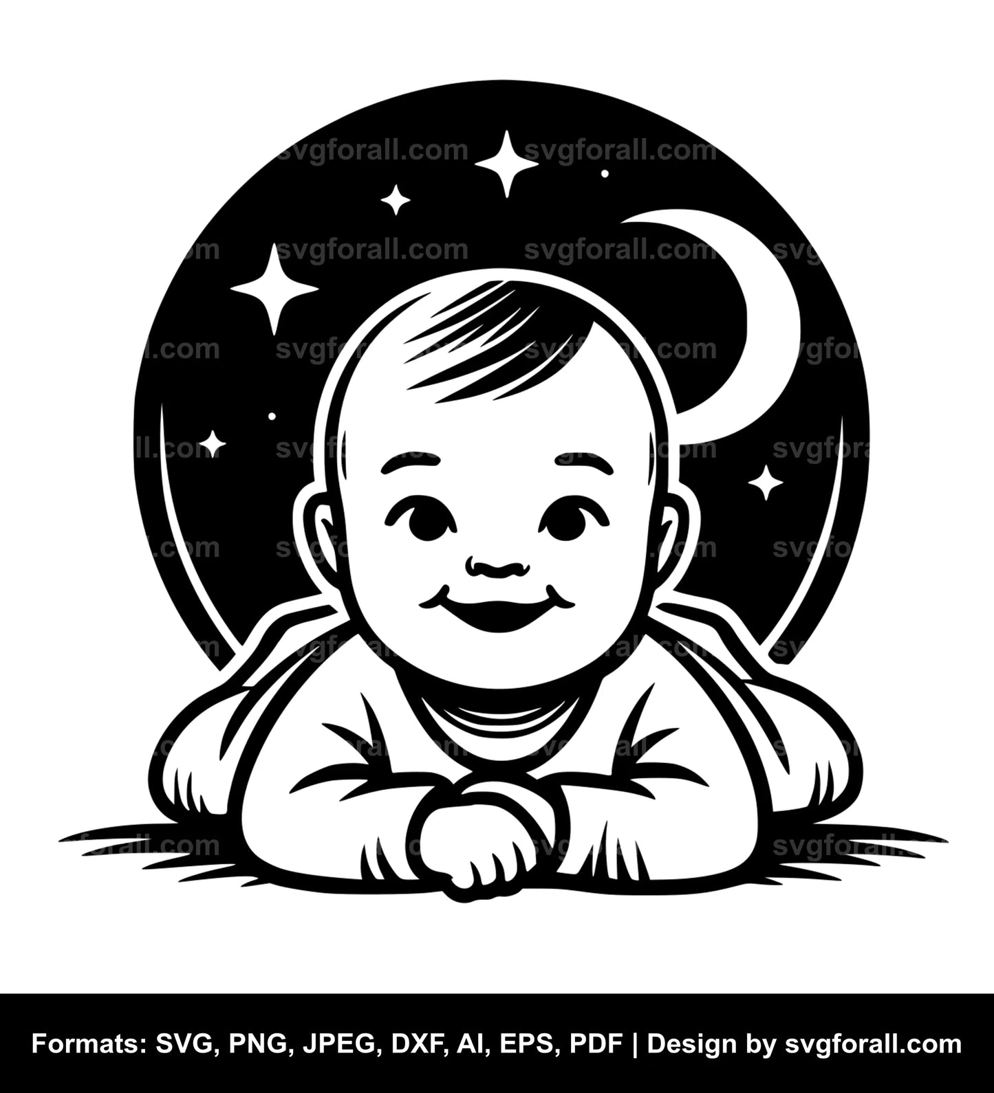 Baby SVG Vector