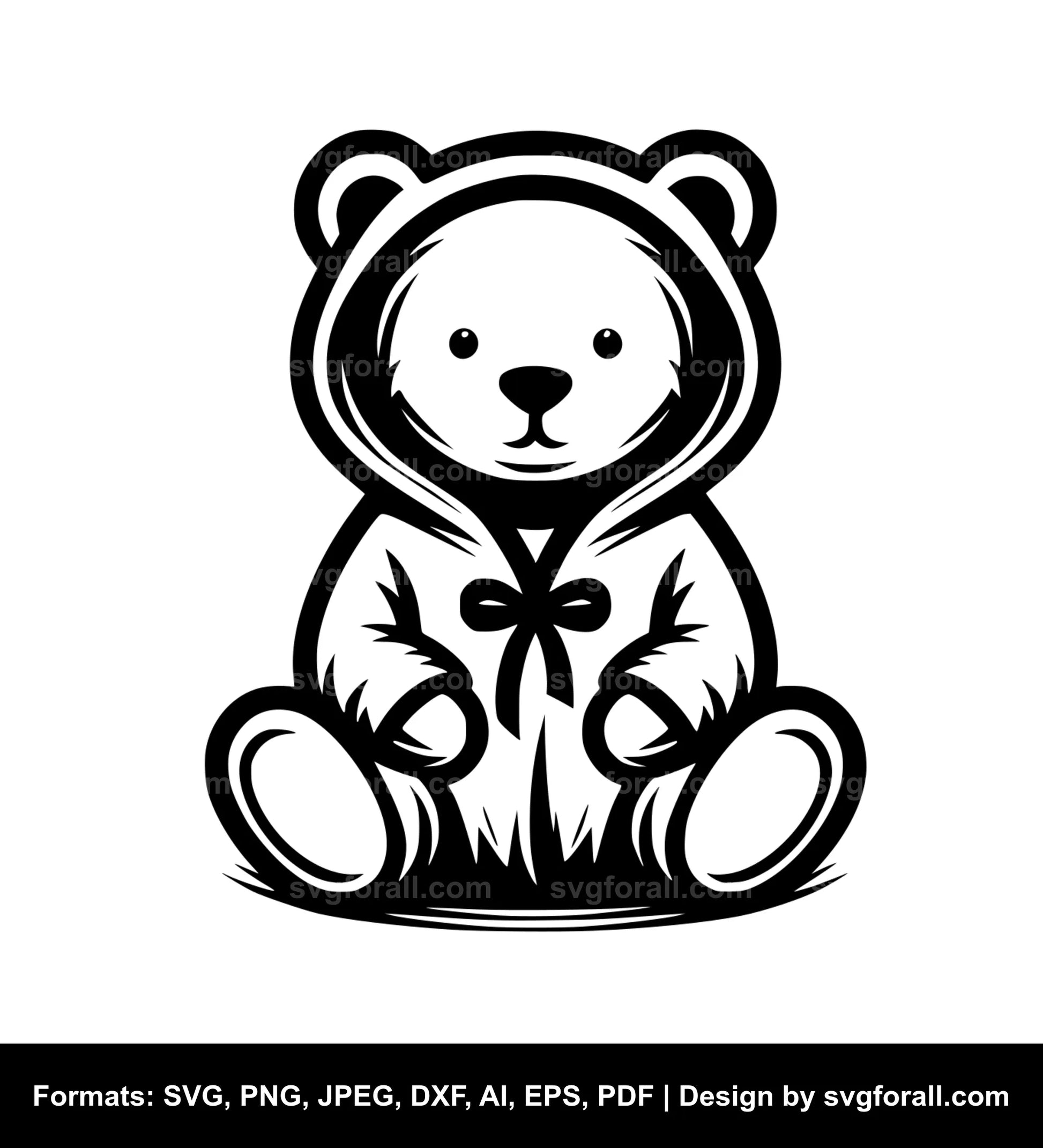 Baby Teddy Bear SVG