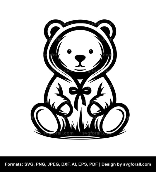 Baby Teddy Bear SVG