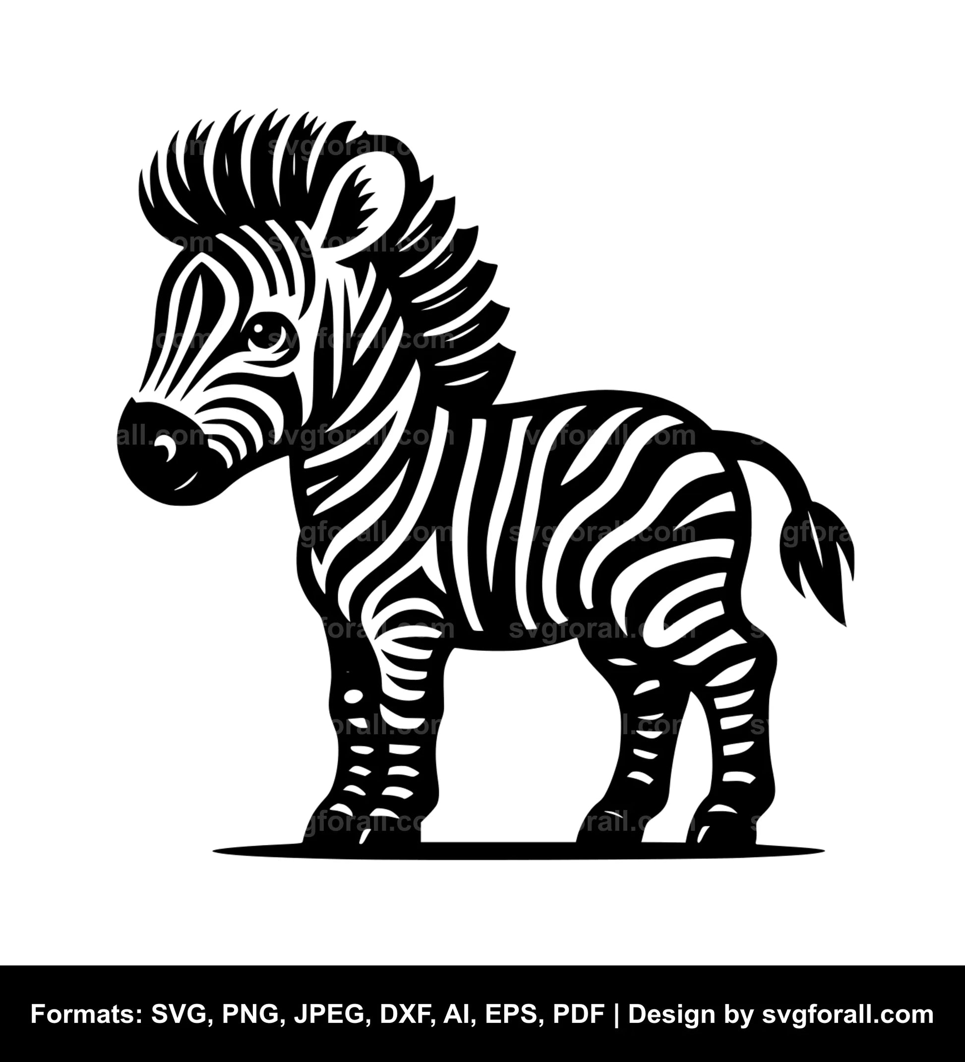 Baby Zebra Cricut SVG