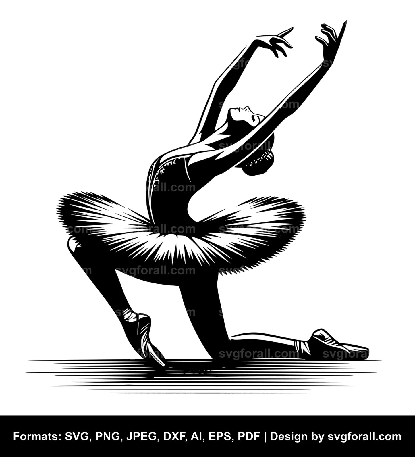 Ballerina Clipart SVG