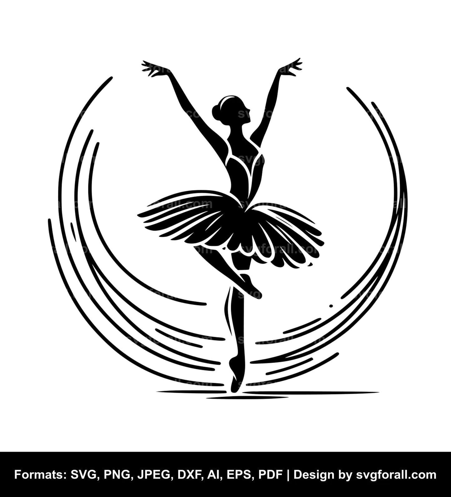 Ballerina Vector SVG