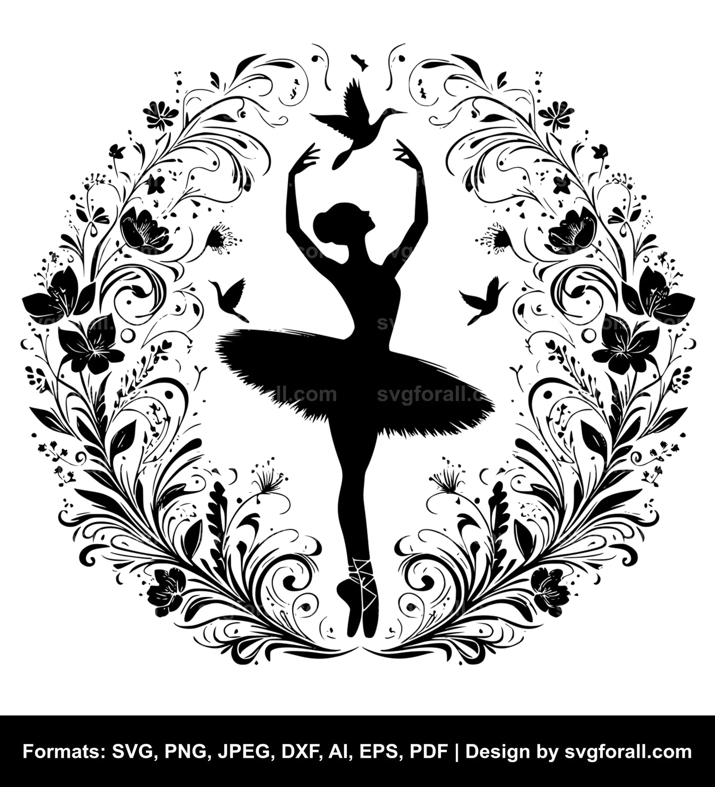 Ballet SVG Vector