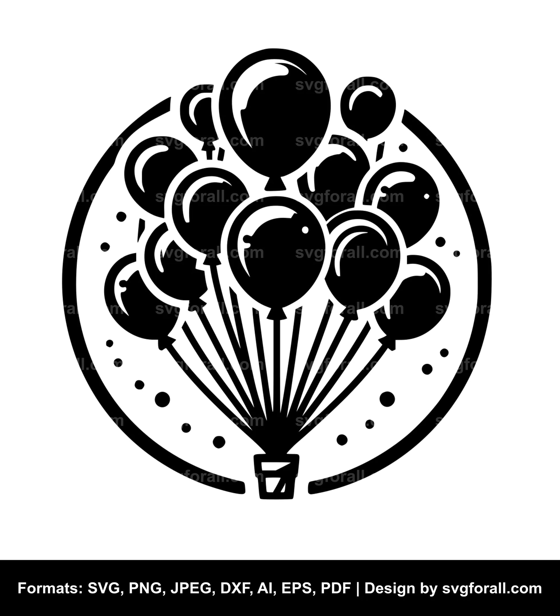 Balloons SVG File