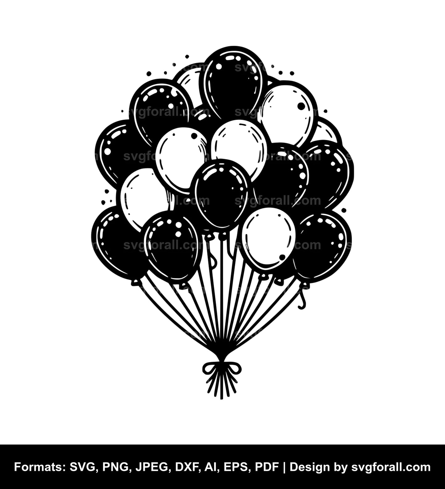 Balloons SVG PNG