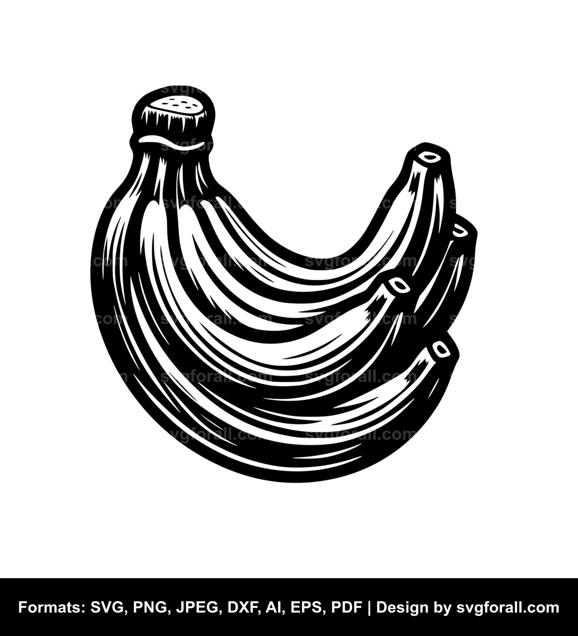 Banana SVG Vector