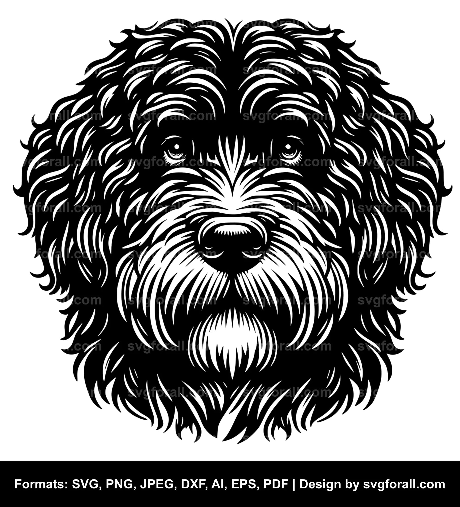 Barbet Dog SVG