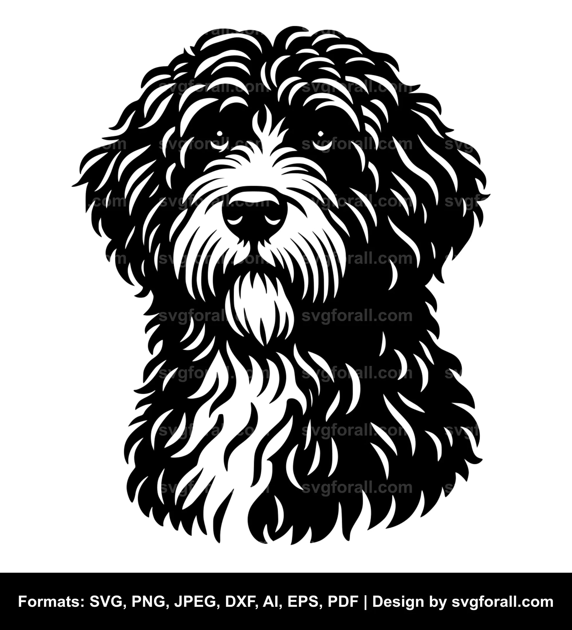 Barbet Dog SVG PNG