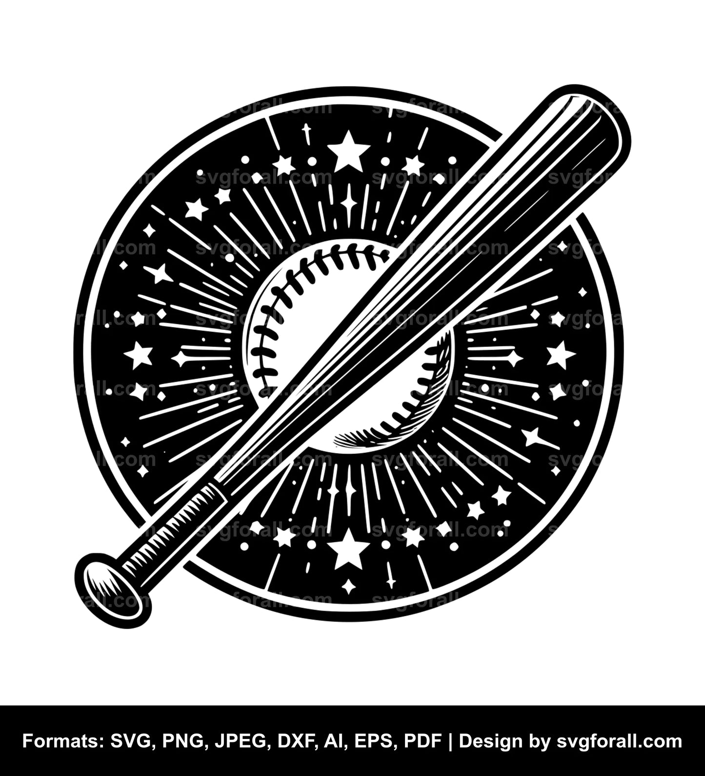 Baseball Bat SVG