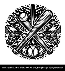 Baseball Bat SVG