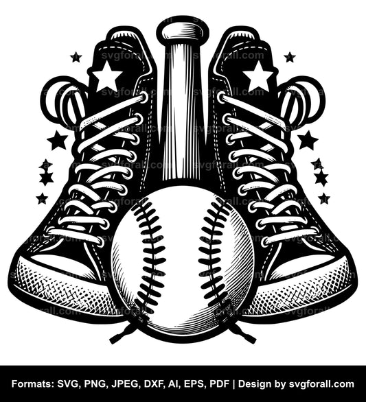 Baseball Laces SVG