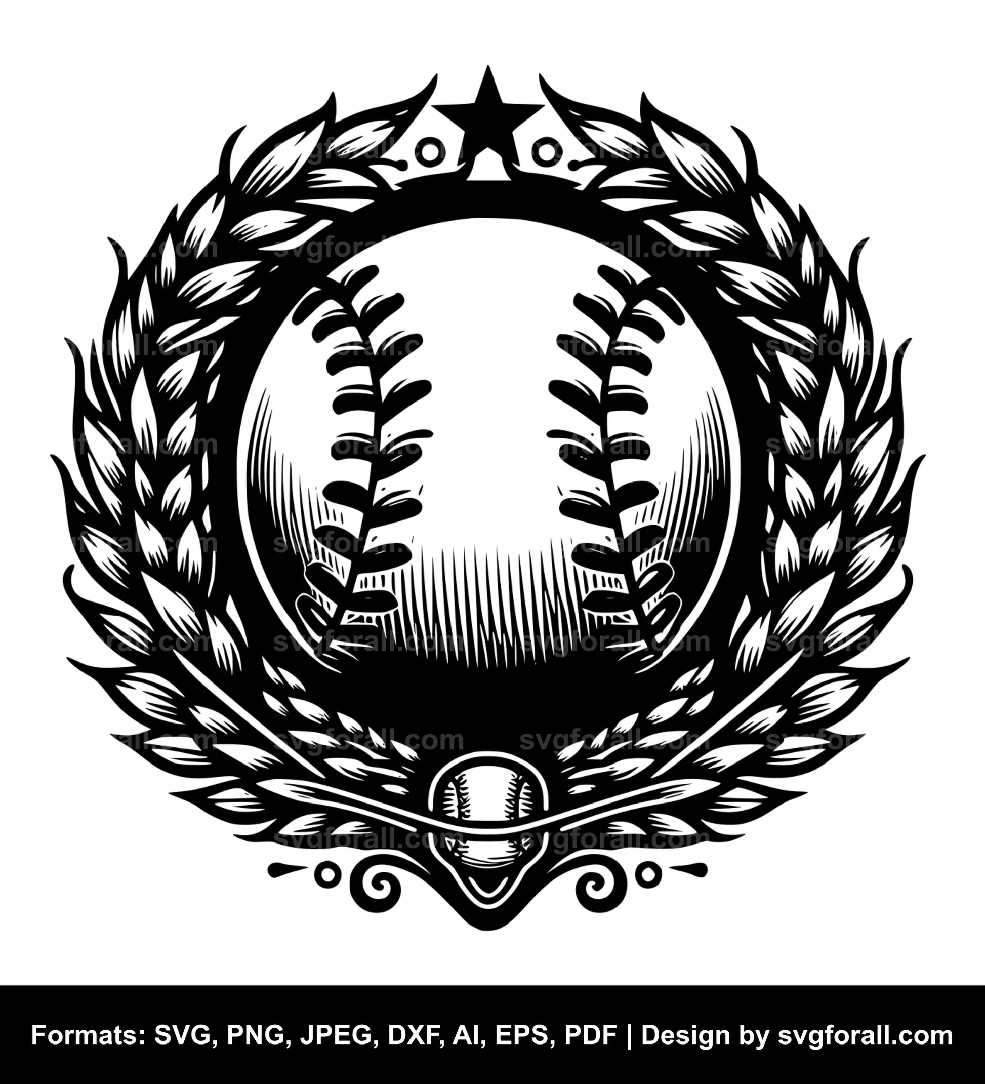 Baseball Laces SVG File