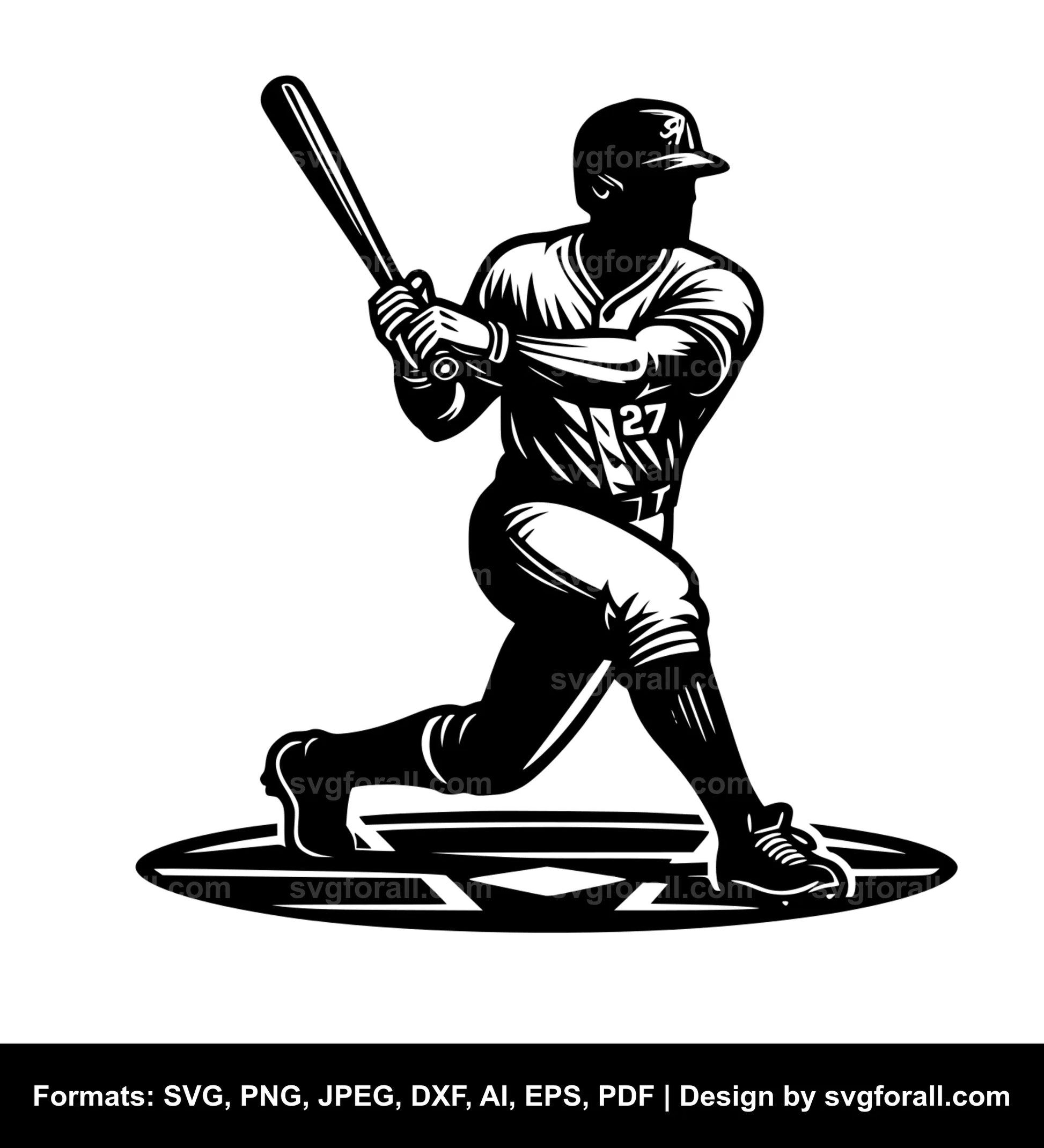 Baseball Player SVG