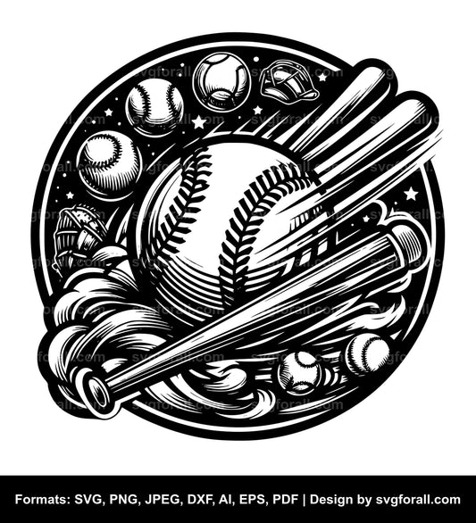 Baseball SVG File