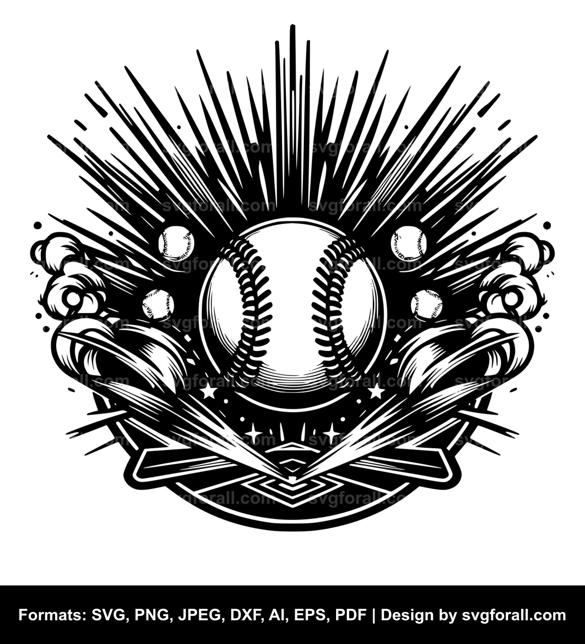 Baseball Vector SVG