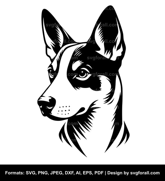 Basenji Dog Cricut SVG