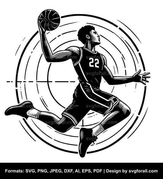 Basketball Player SVG Download