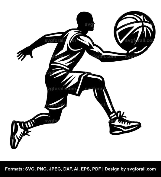 Basketball Player Vector SVG