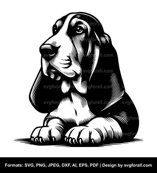 Basset Hound Dog Cricut SVG