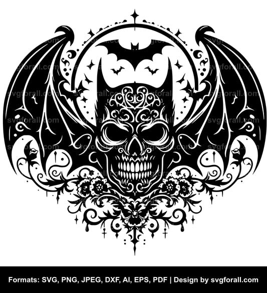 Bat Clipart SVG