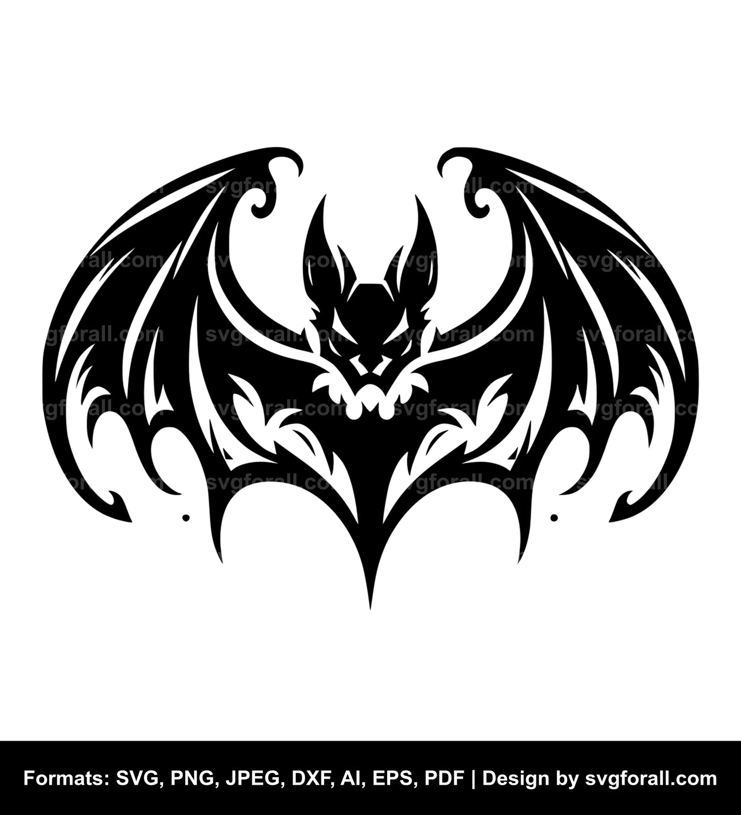 Bat SVG Vector