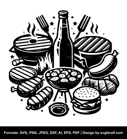 Bbq SVG Vector