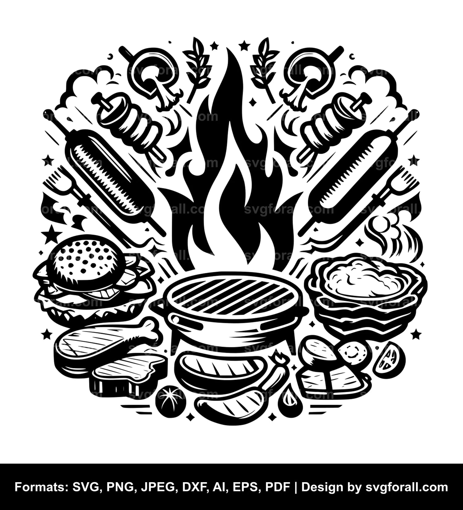 Bbq Vector SVG