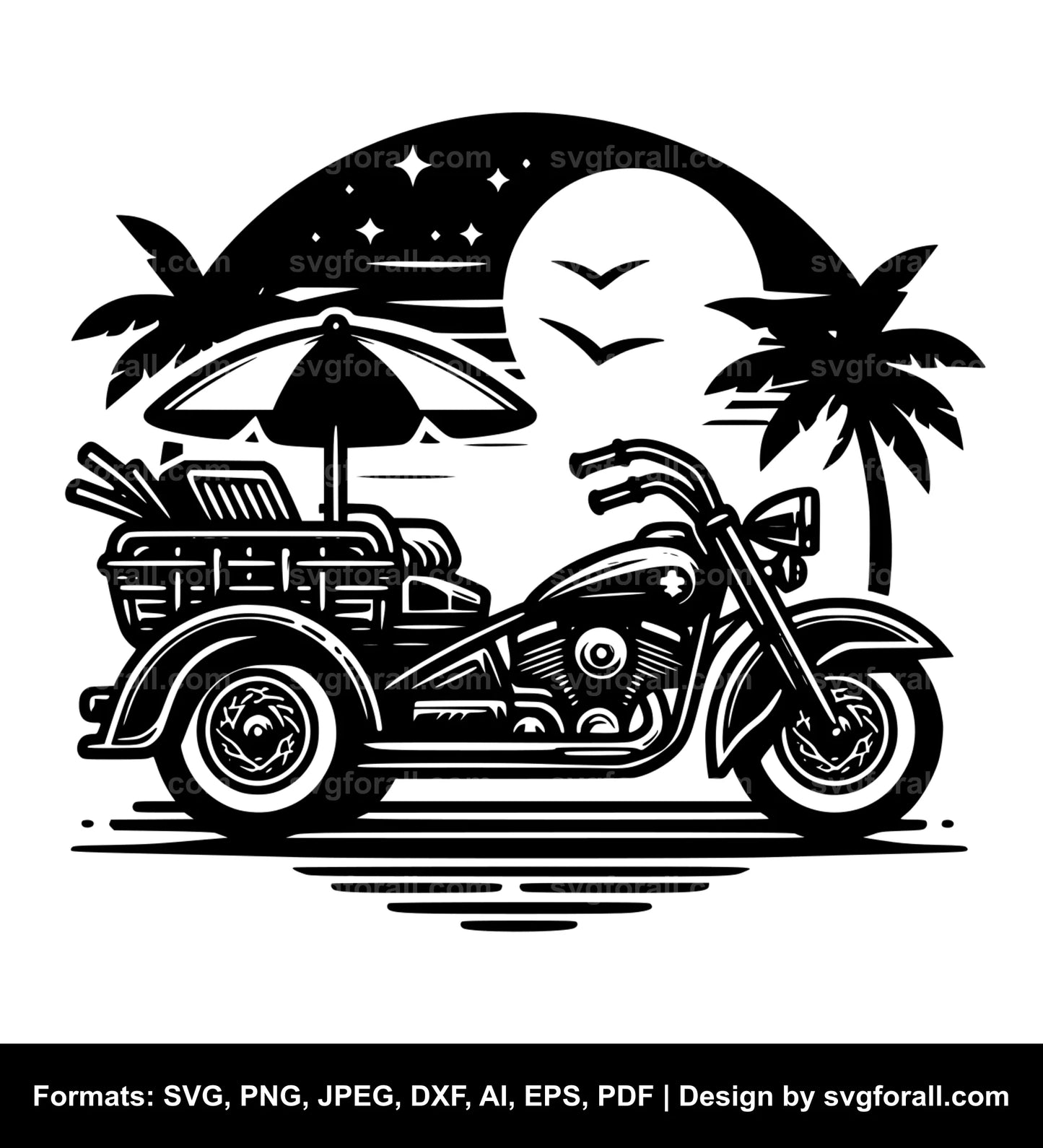 Beach Cruiser SVG File