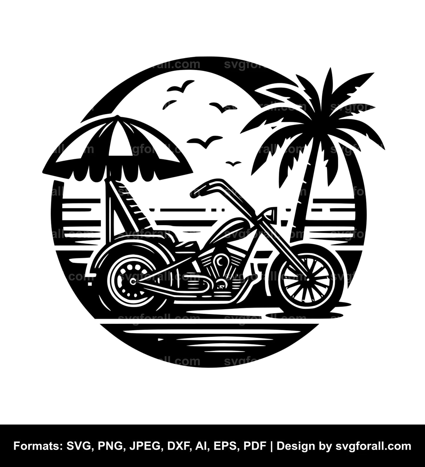 Beach Cruiser SVG PNG