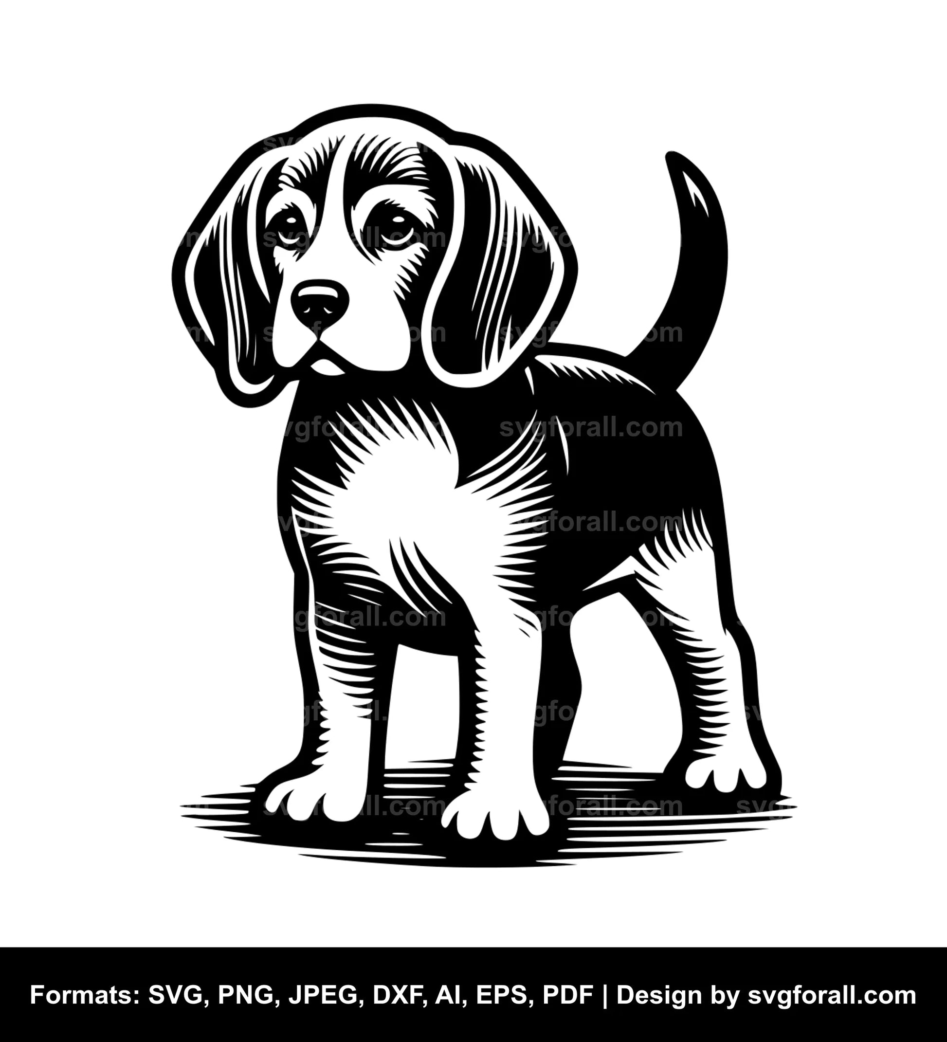 Beagle Dog SVG