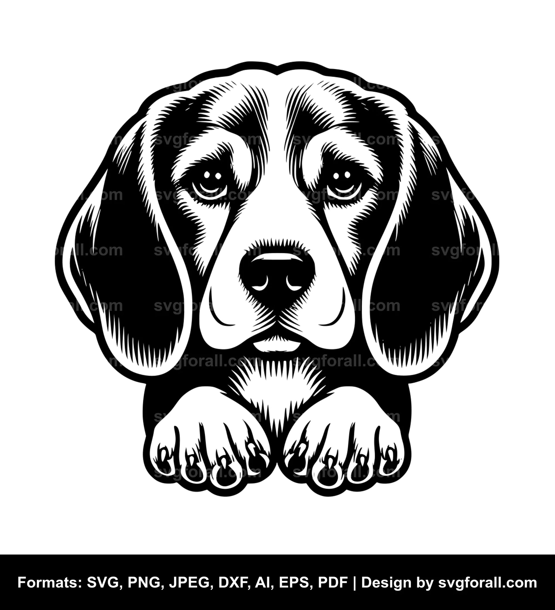 Beagle Dog SVG PNG