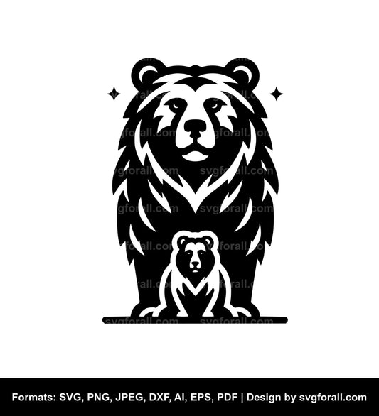 Bear SVG PNG Image