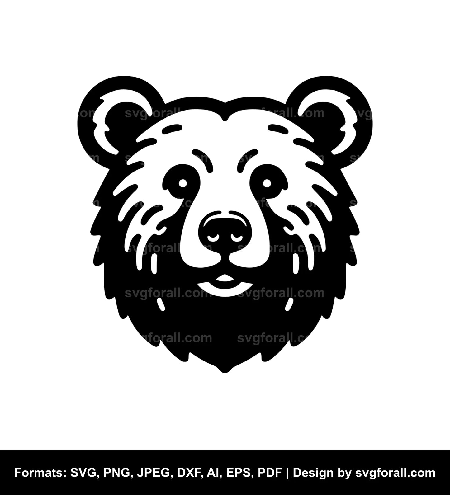 Bear SVG Vector Design