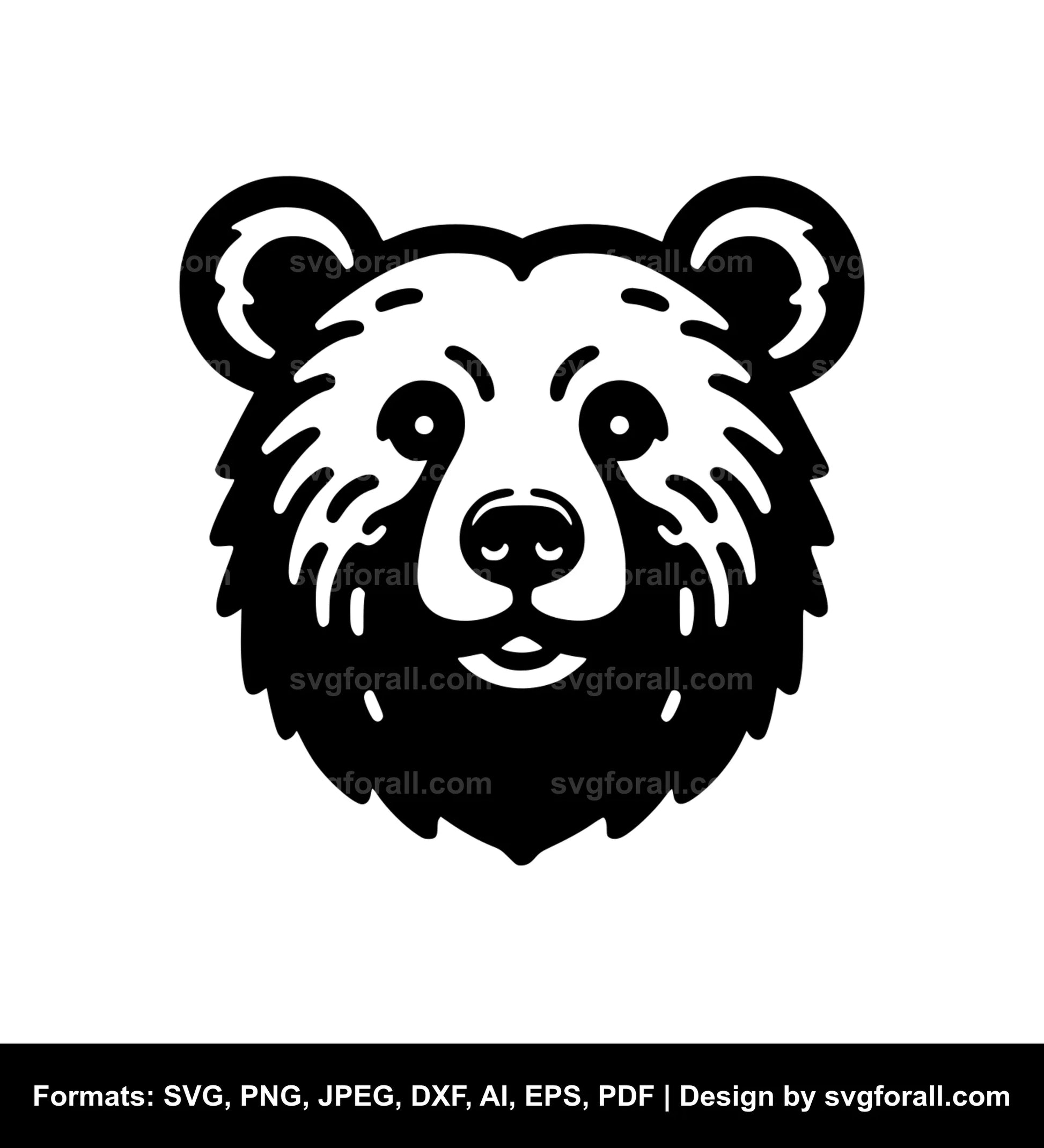 Bear SVG Vector Design