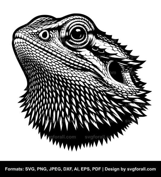 Bearded Dragon SVG File