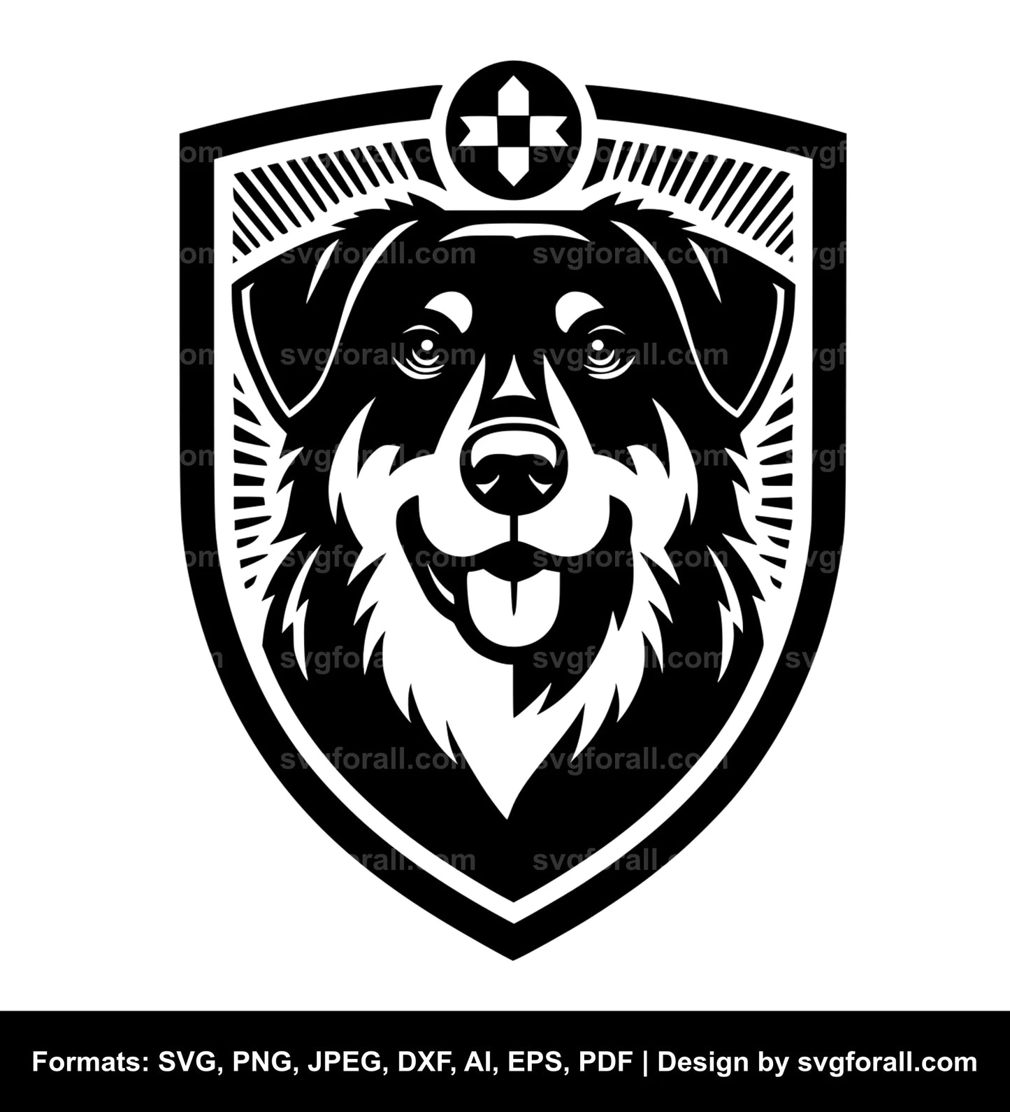 Beauceron Dog SVG File