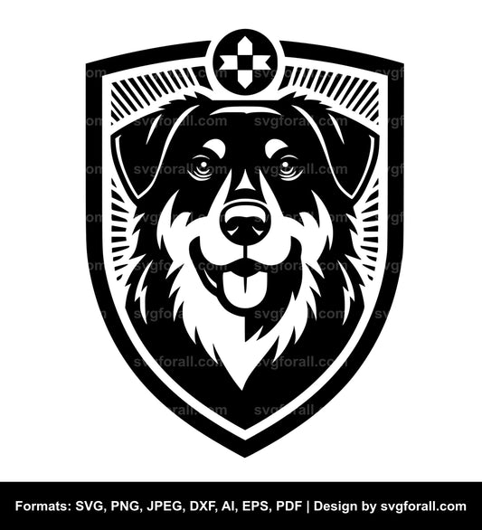 Beauceron Dog SVG File