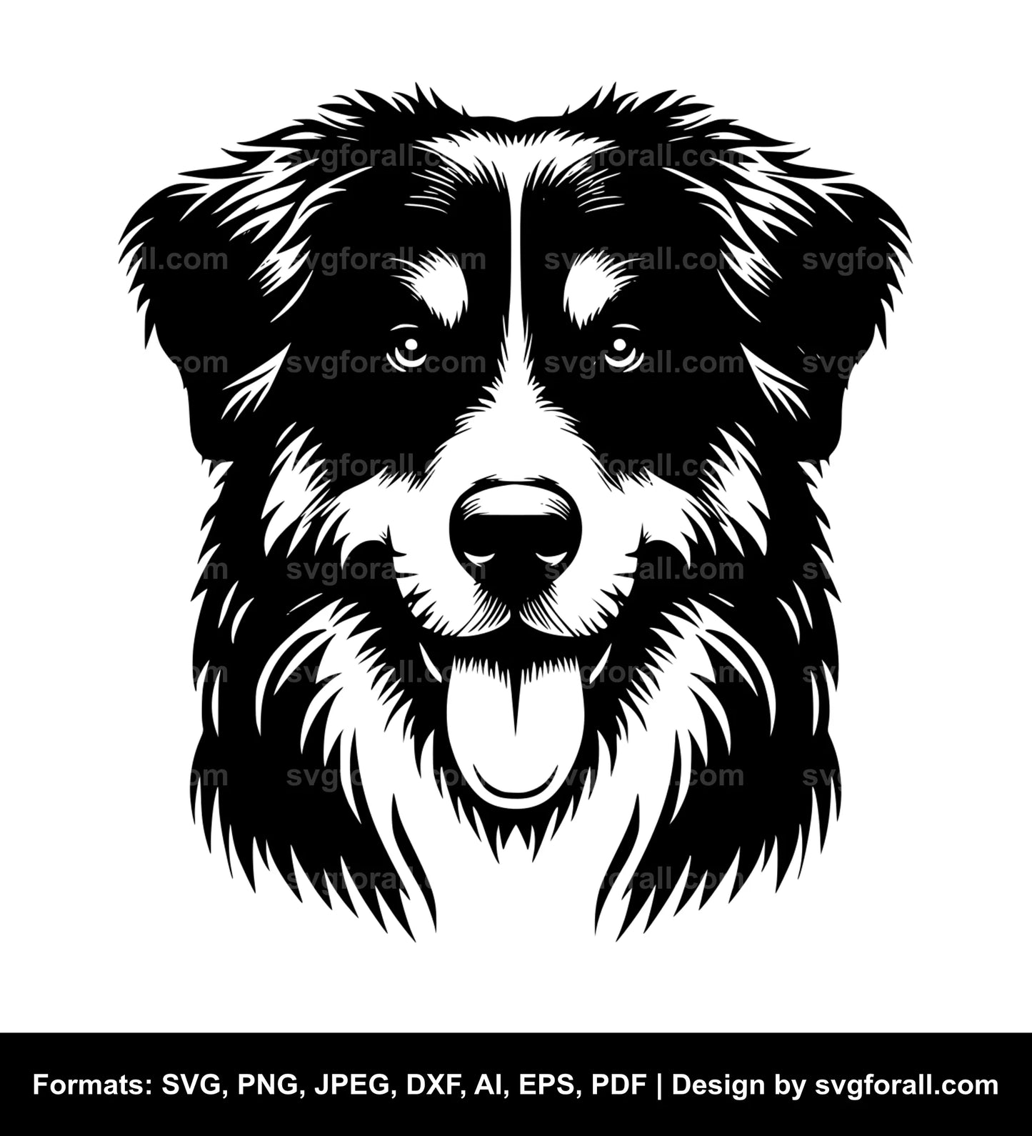 Beauceron Dog SVG Vector