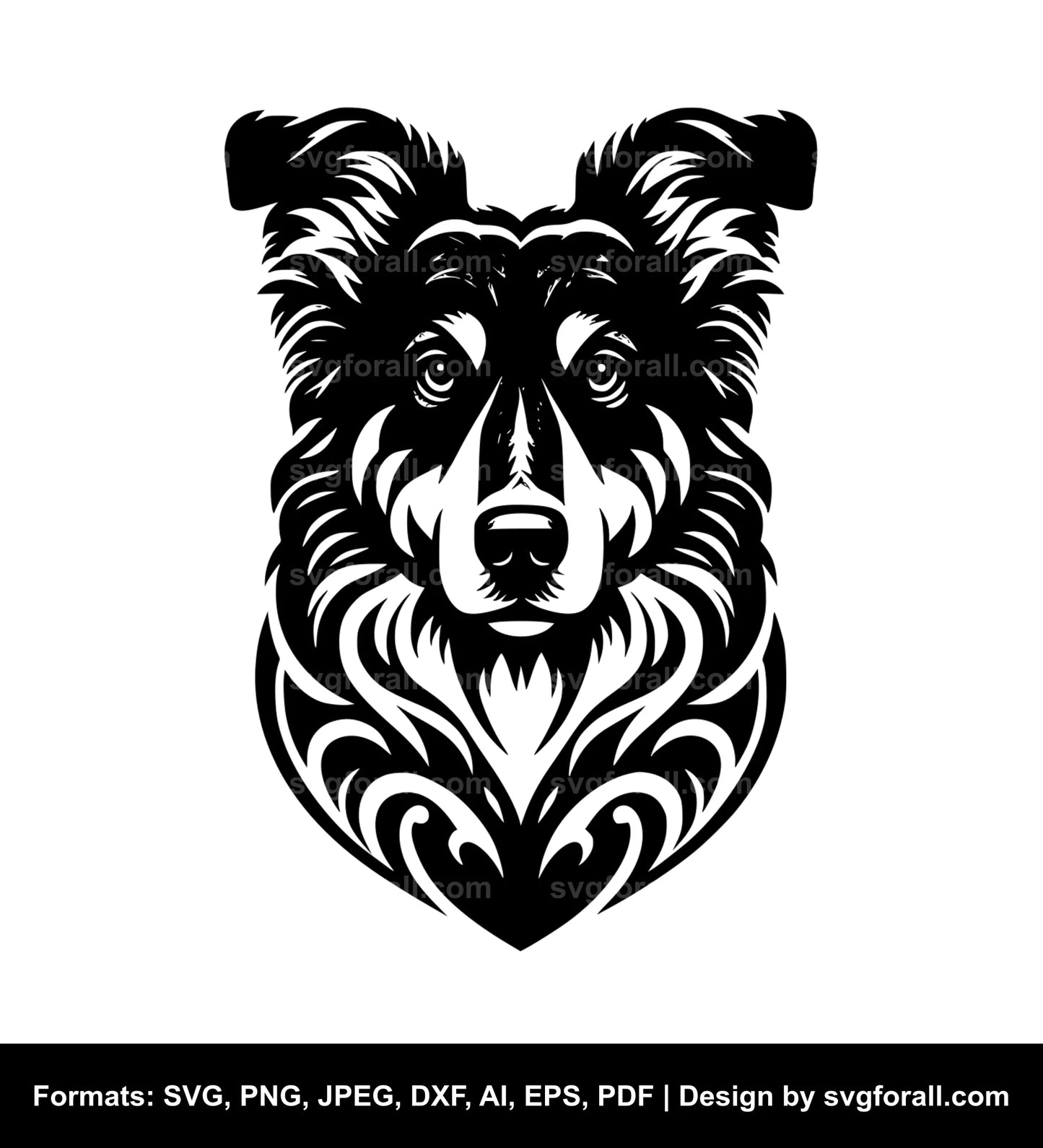 Beauceron Dog Vector SVG