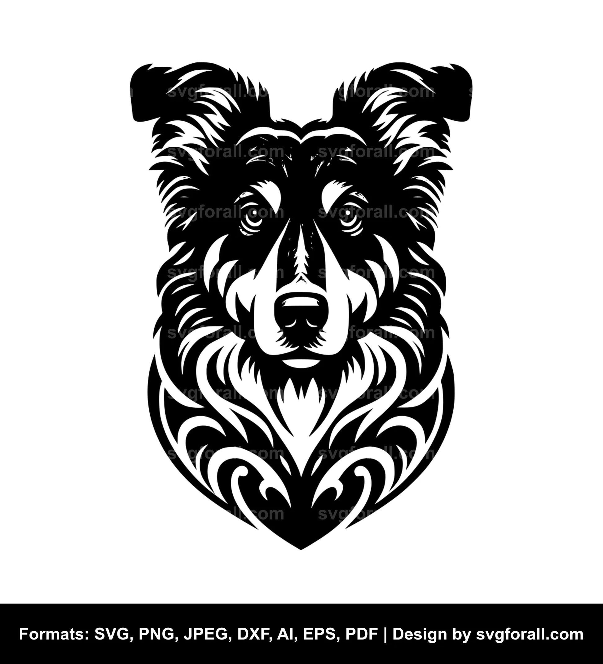 Beauceron Dog Vector SVG