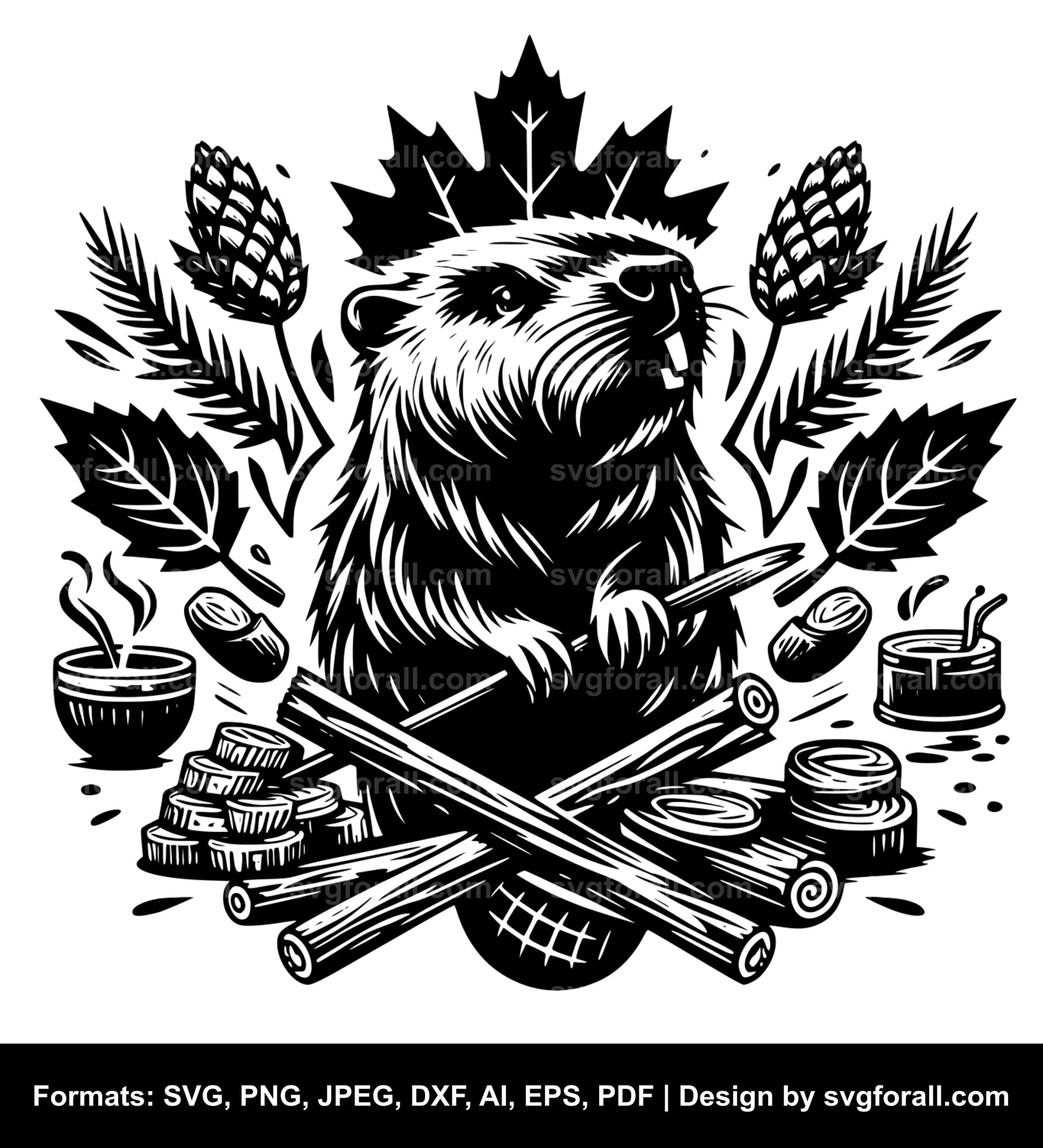 Beaver SVG Design