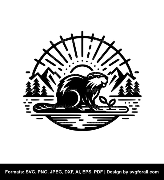 Beaver SVG Vector