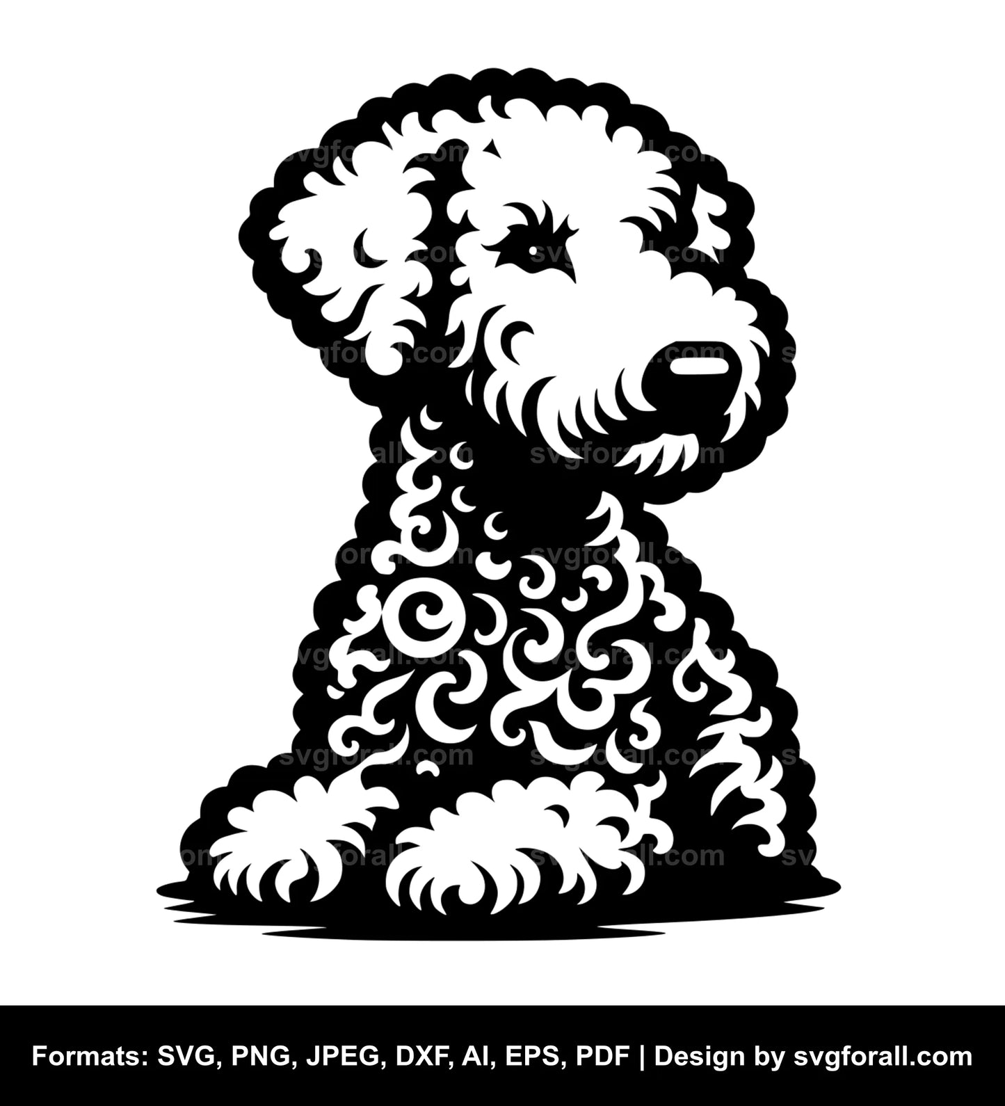 Bedlington Terrier Dog SVG