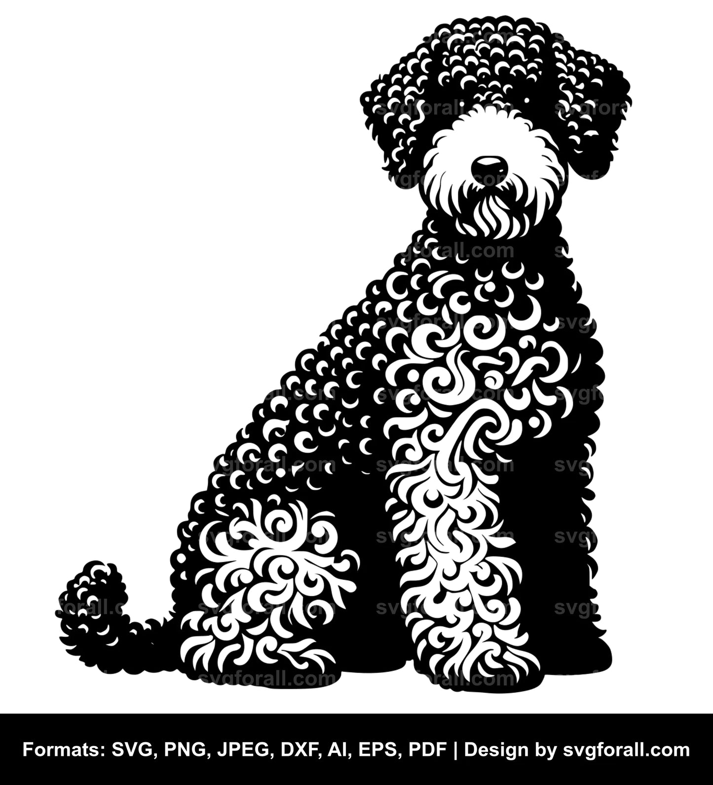 Bedlington Terrier Dog SVG PNG