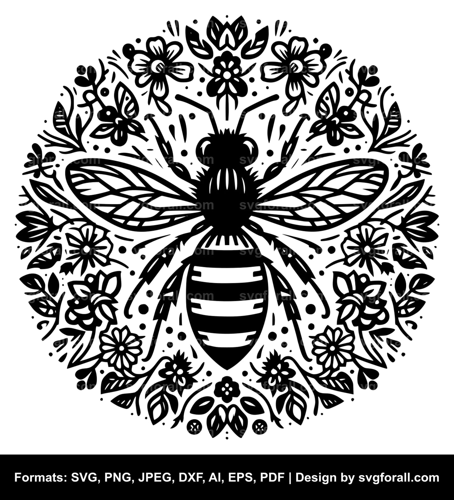 Bee Cricut SVG